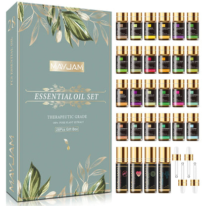 Ensemble d'huiles essentielles naturelles