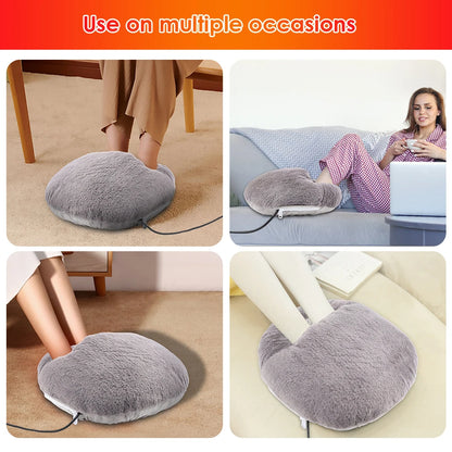 Coussin chauffant électrique USB pour les pieds