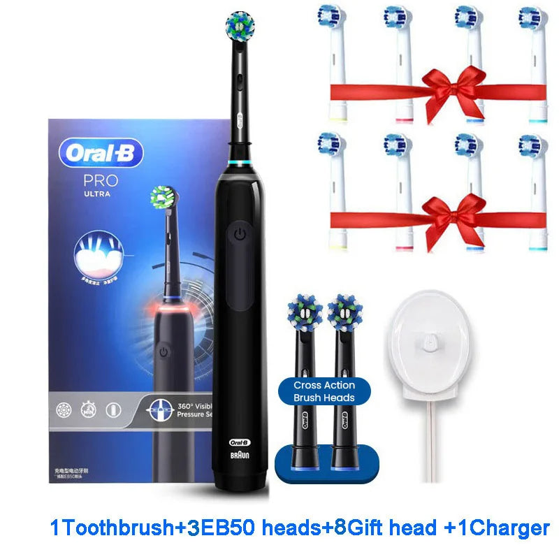 Oral B -Brosse à dents électrique Pro 4 Ultra 3D