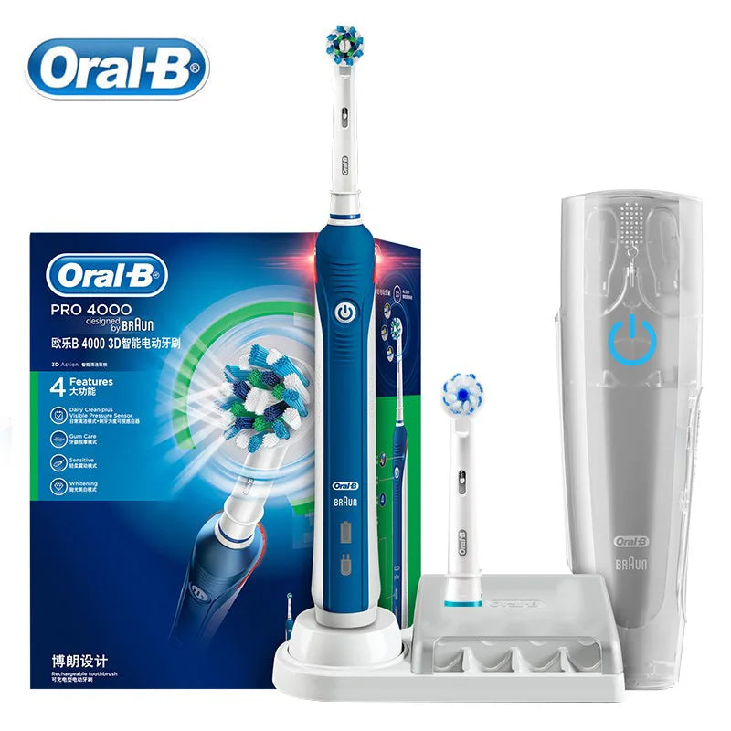 Oral B Pro 4000 3D -brosse à dents électrique à ultrasons