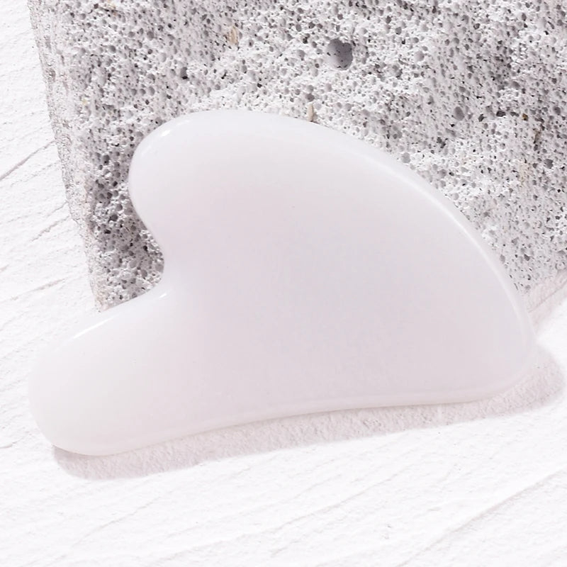 Gua Sha Facial Massage Tool, Rose Quartz