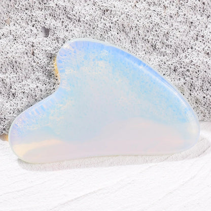 Gua Sha Facial Massage Tool, Rose Quartz