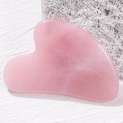 Gua Sha Facial Massage Tool, Rose Quartz