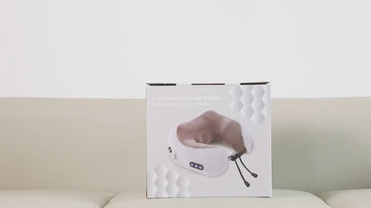 Oreiller de massage électrique portable en forme de U